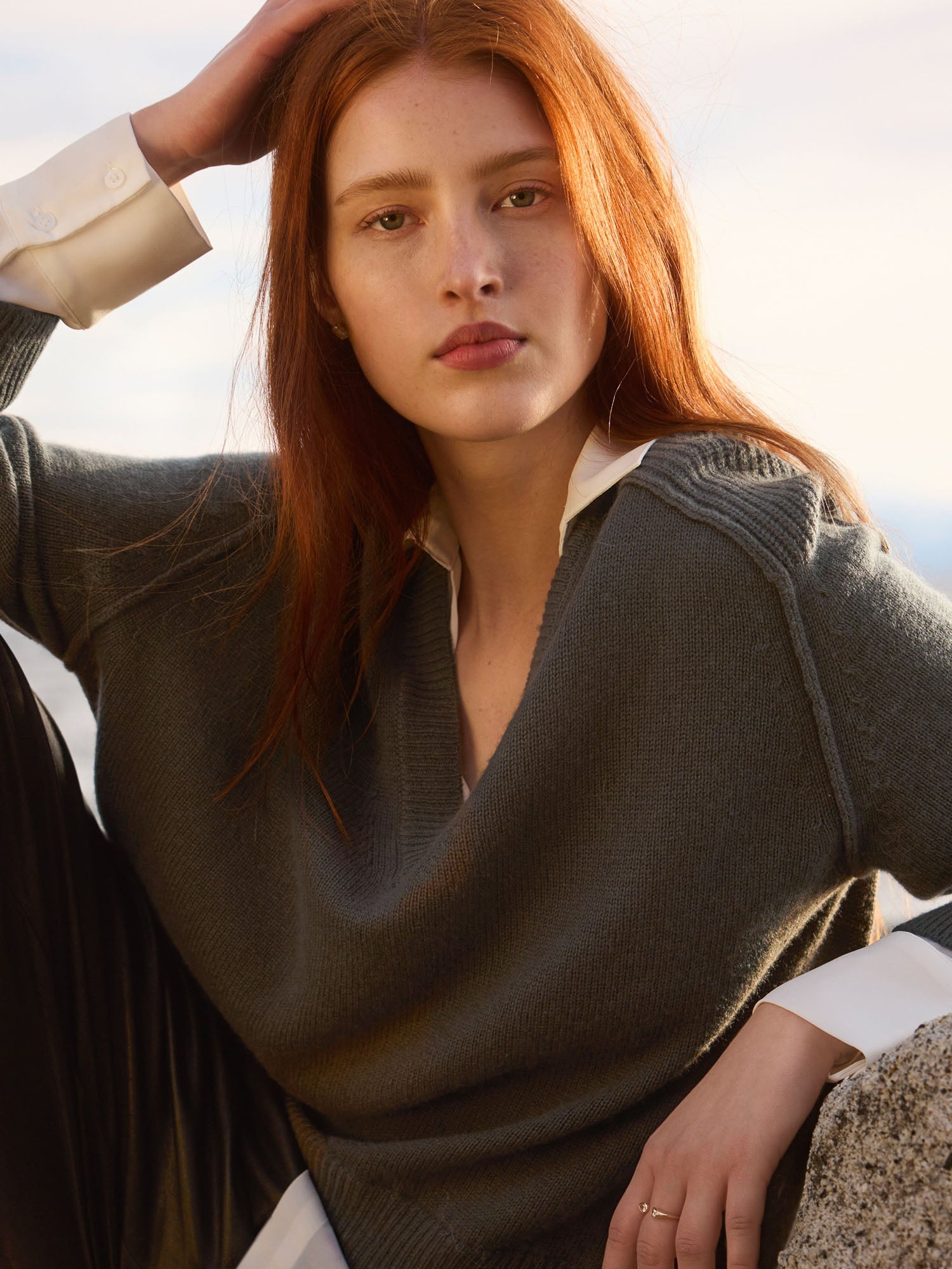 The Looker Layered V-Neck - 8