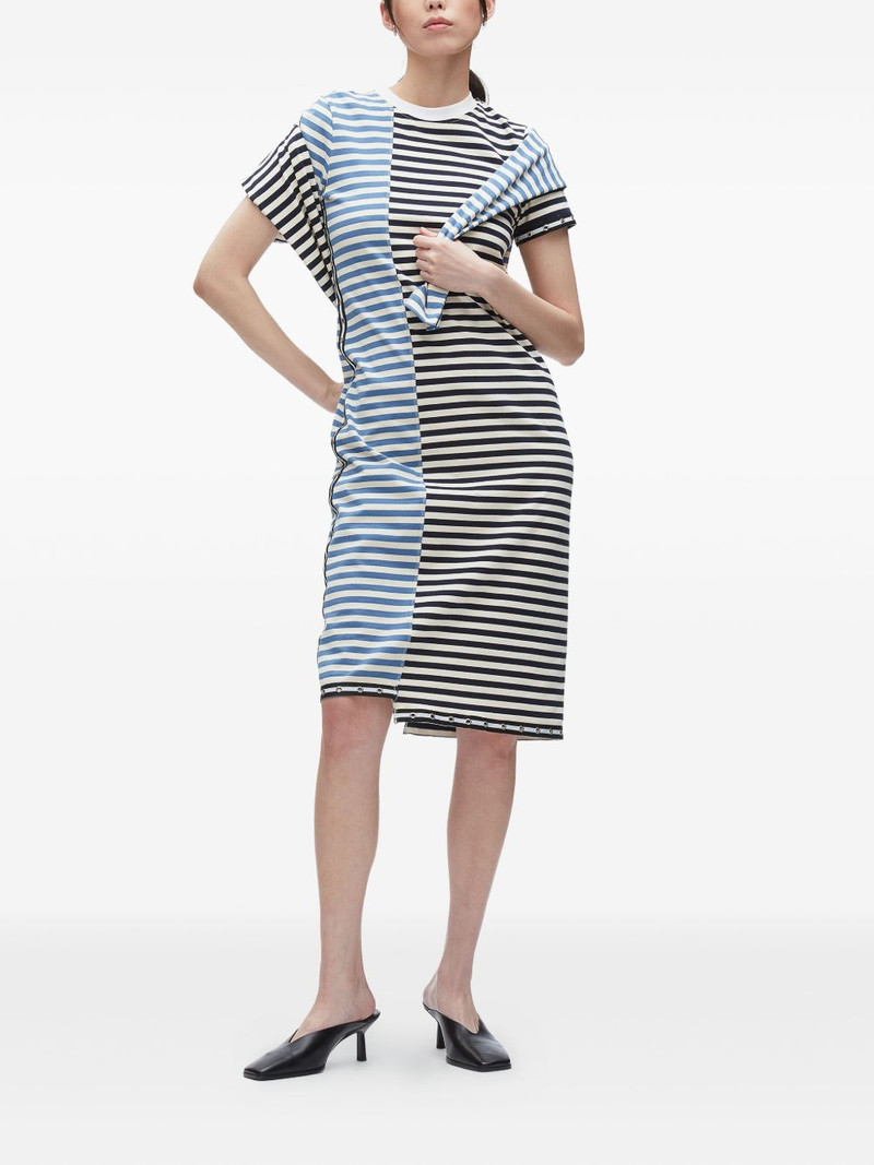 3.1 Phillip Lim striped panelled midi dress outlook