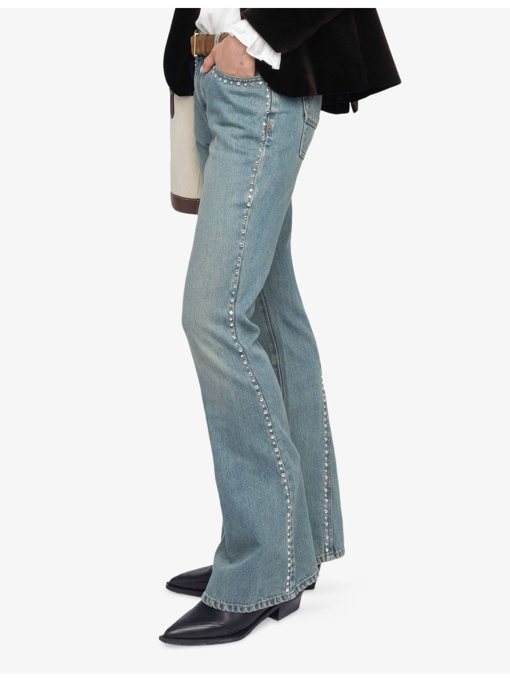 Eclip Bootcut-Fit Low-Rise Denim Jeans - 3