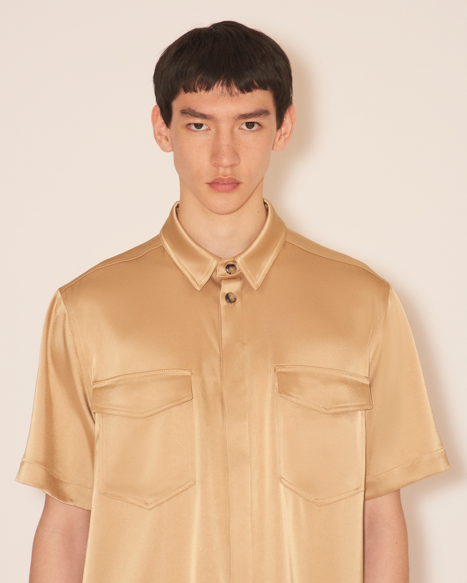 FABER - Camp shirt with pockets - Hay - 5