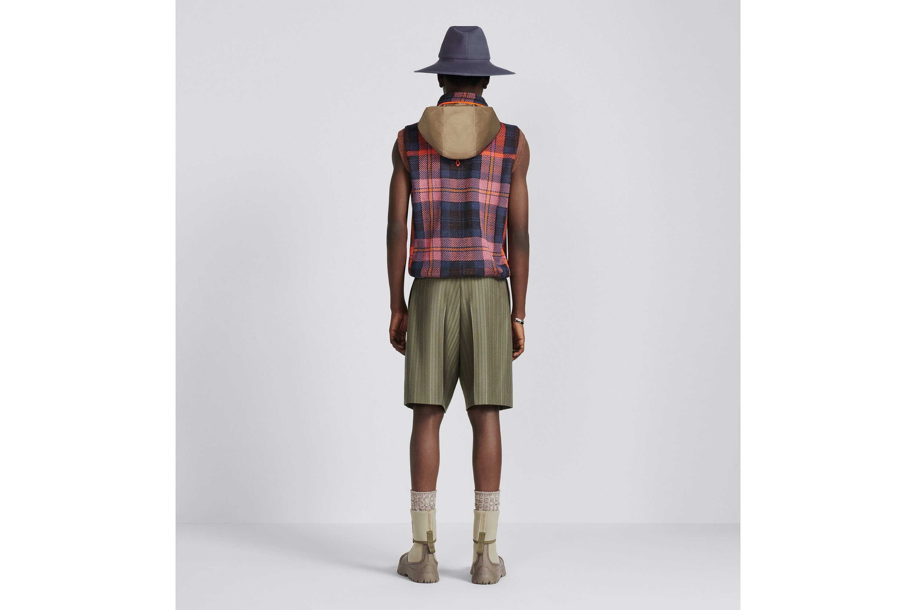 Bermuda Shorts with Turned-Down Waistband - 6