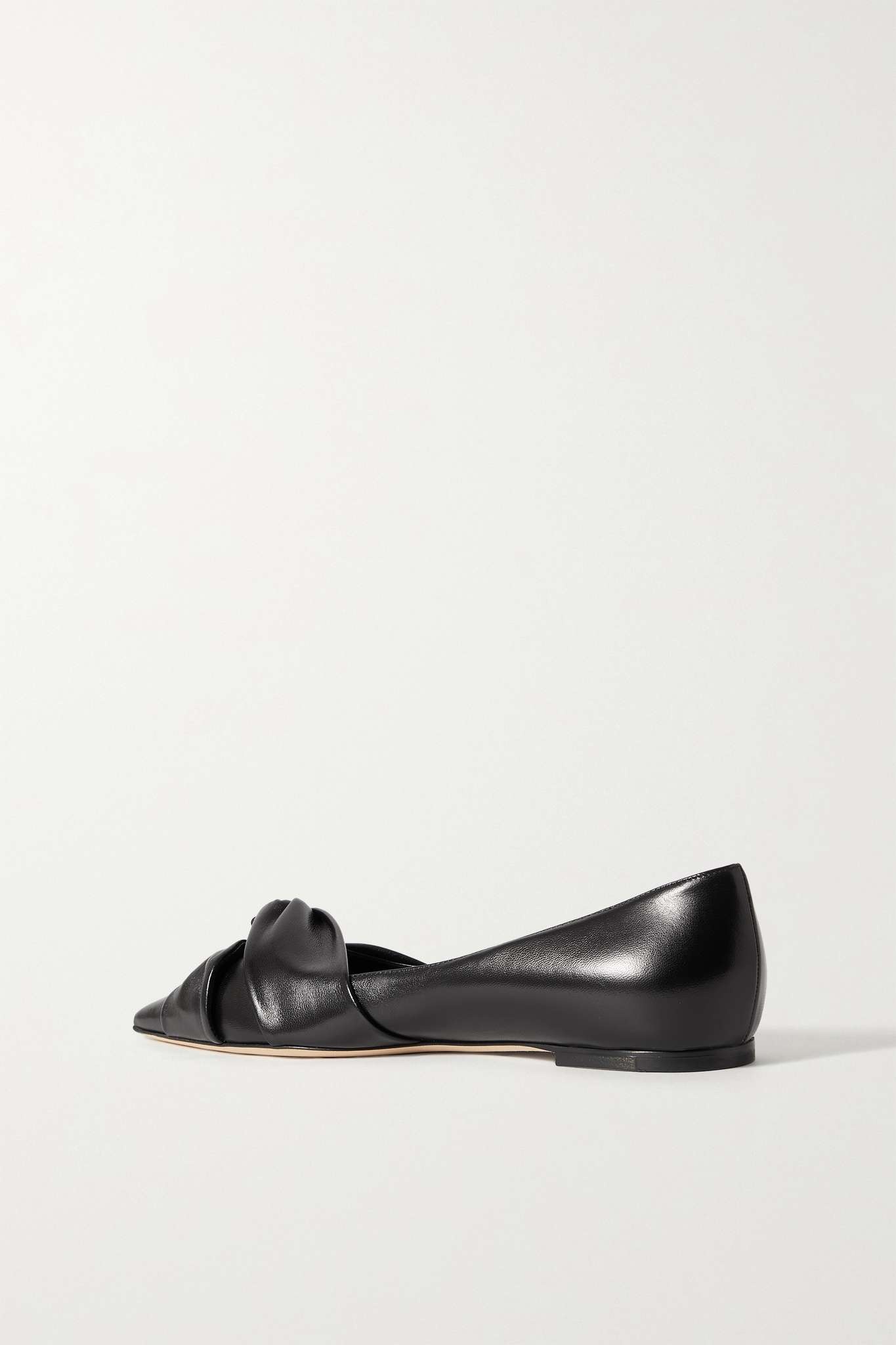 Hedera knotted leather point-toe flats - 3