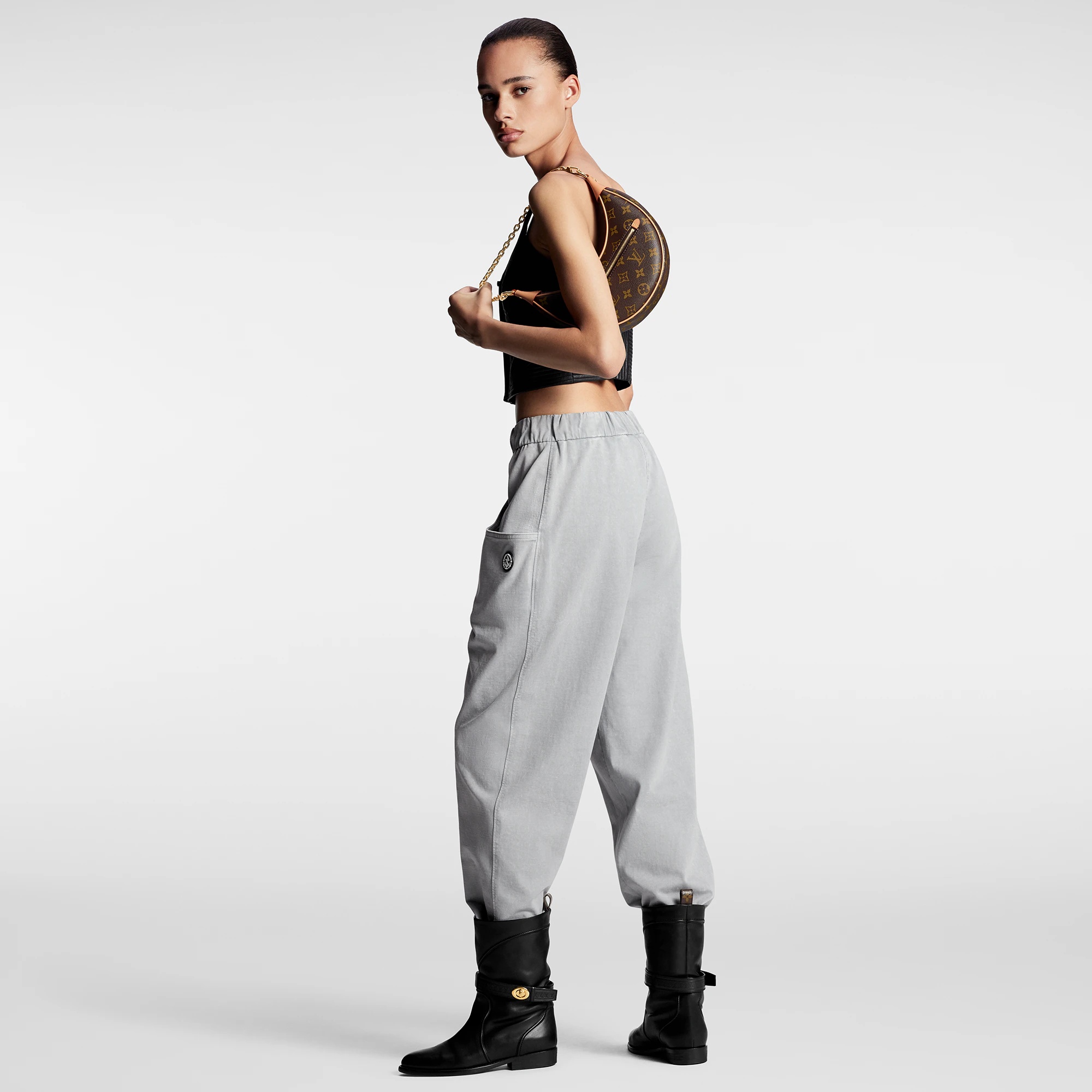 Jersey Carrot Pants - 3