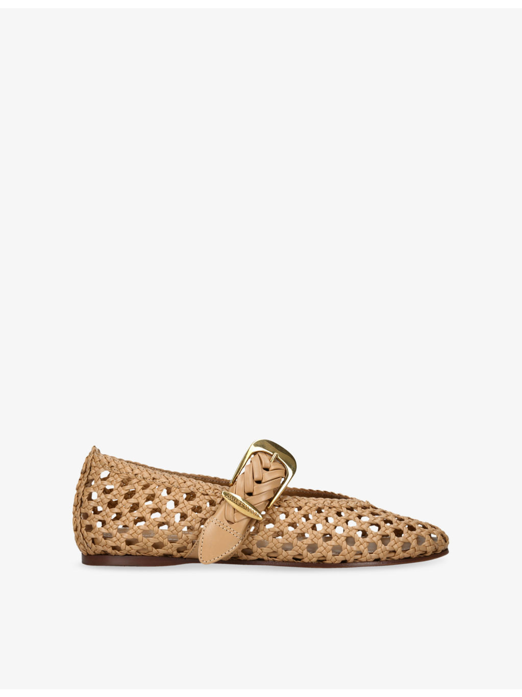 Helix Ballerina Leather Flats - 1