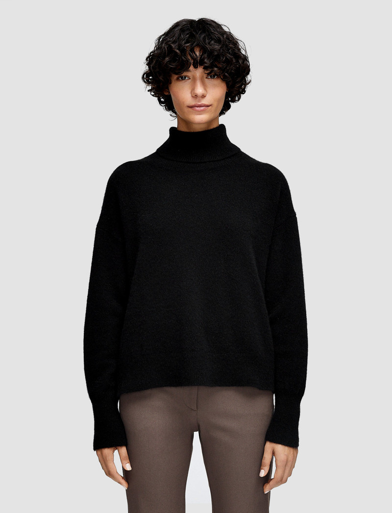 Brushed Cashmere High Neck Jumper 3