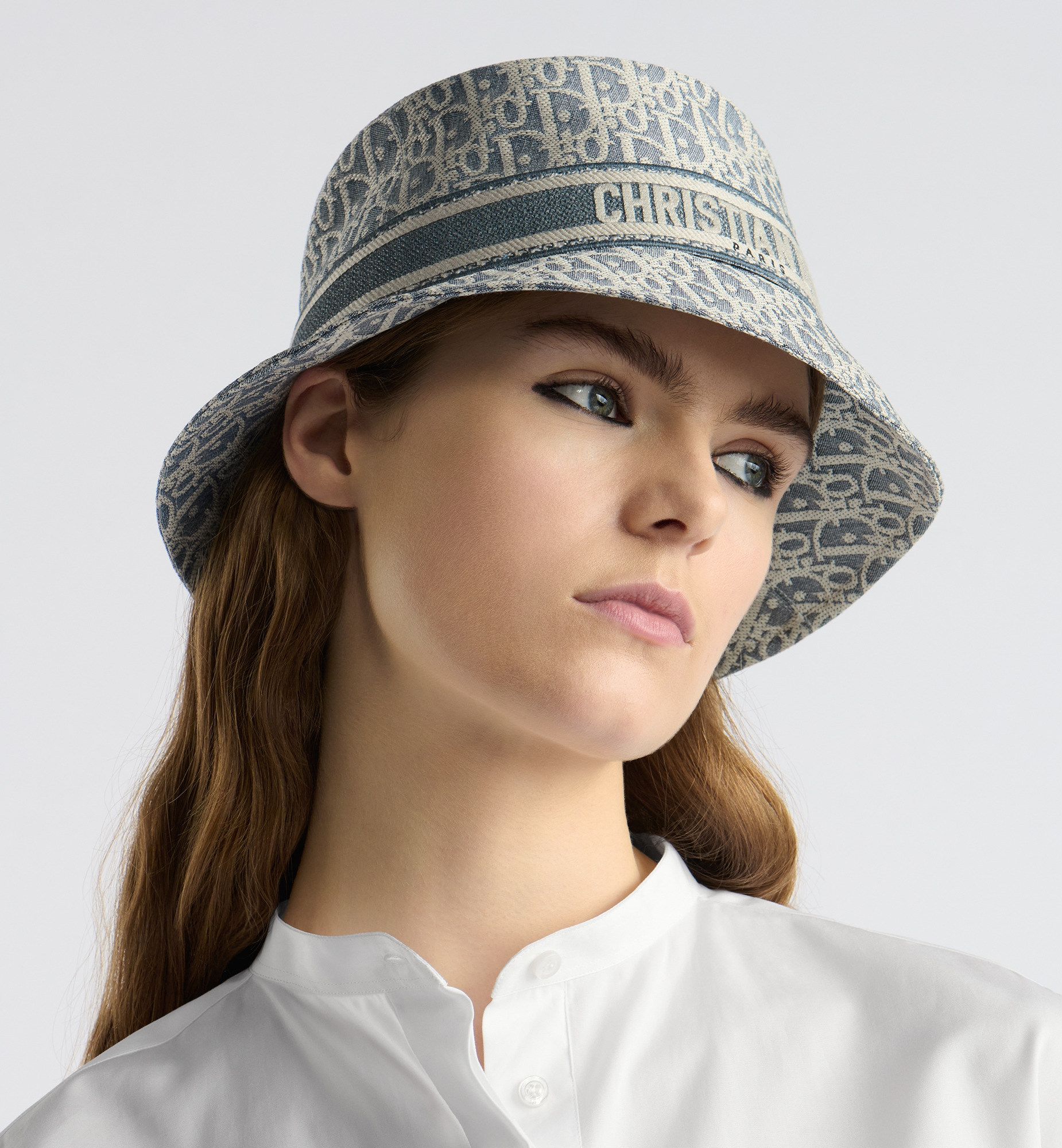 D-Bobby Dior Oblique Small Brim Bucket Hat - 2