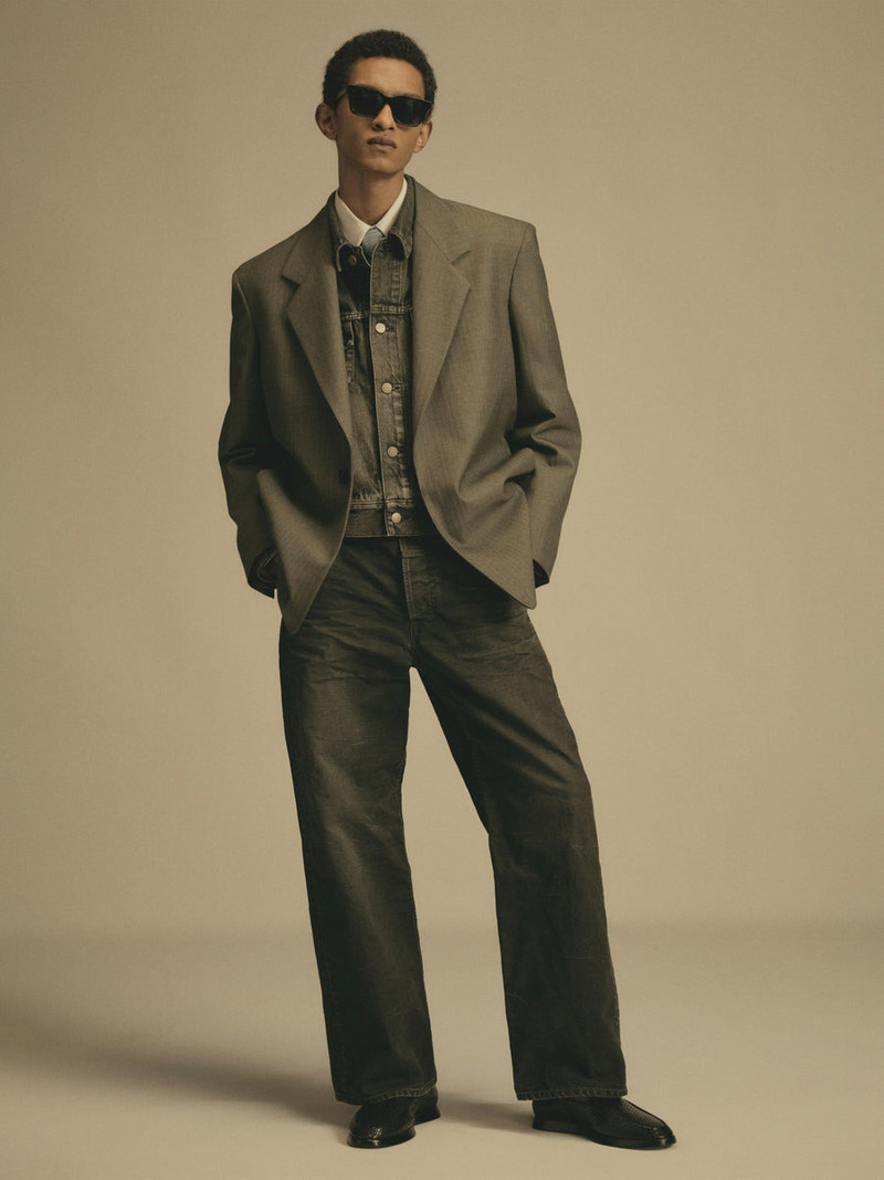 Fear of God Chevron Wool Single Breasted Blazer outlook