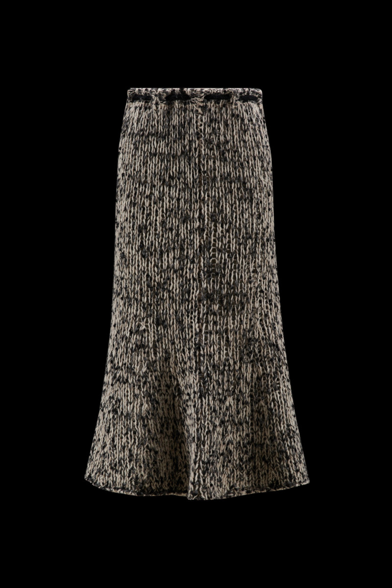 Wool Blend Midi Skirt 1