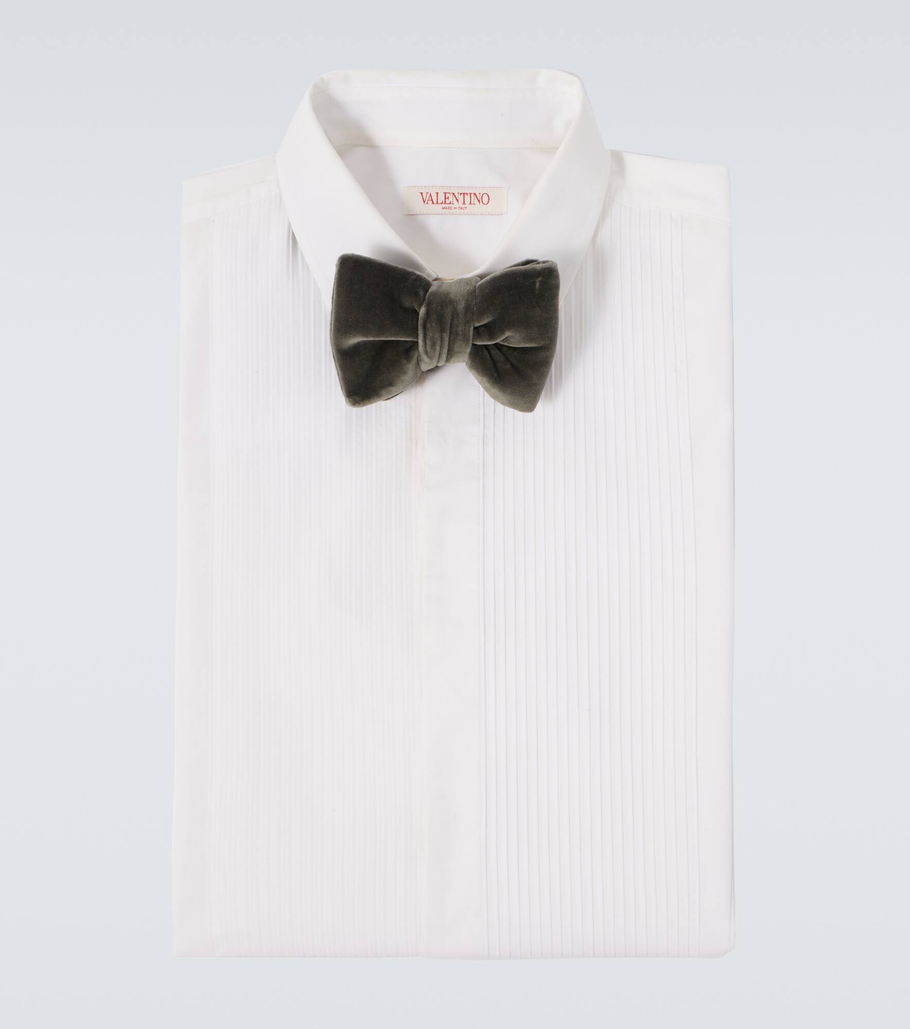 Cotton velvet bow tie - 4