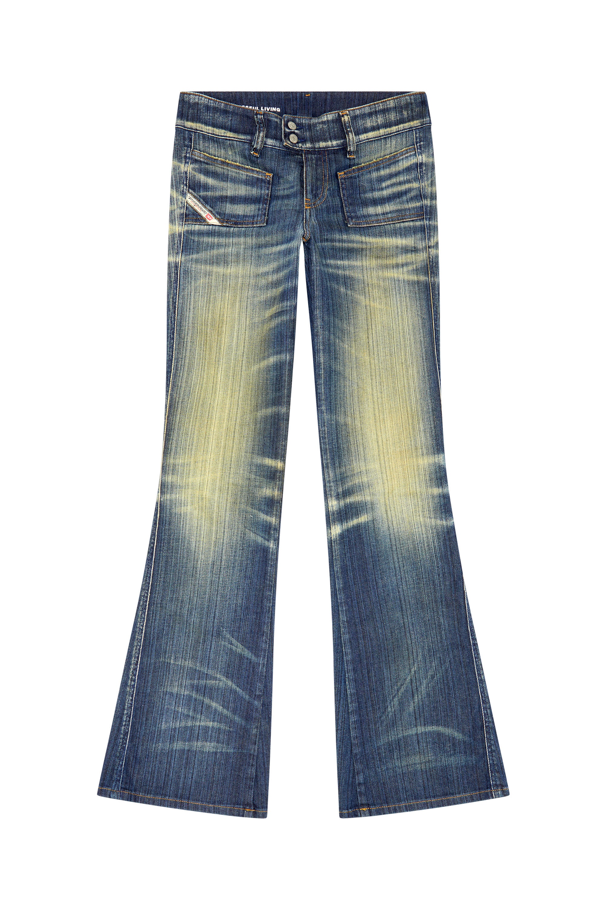 BOOTCUT AND FLARE JEANS D-HUSH 09J46 - 1