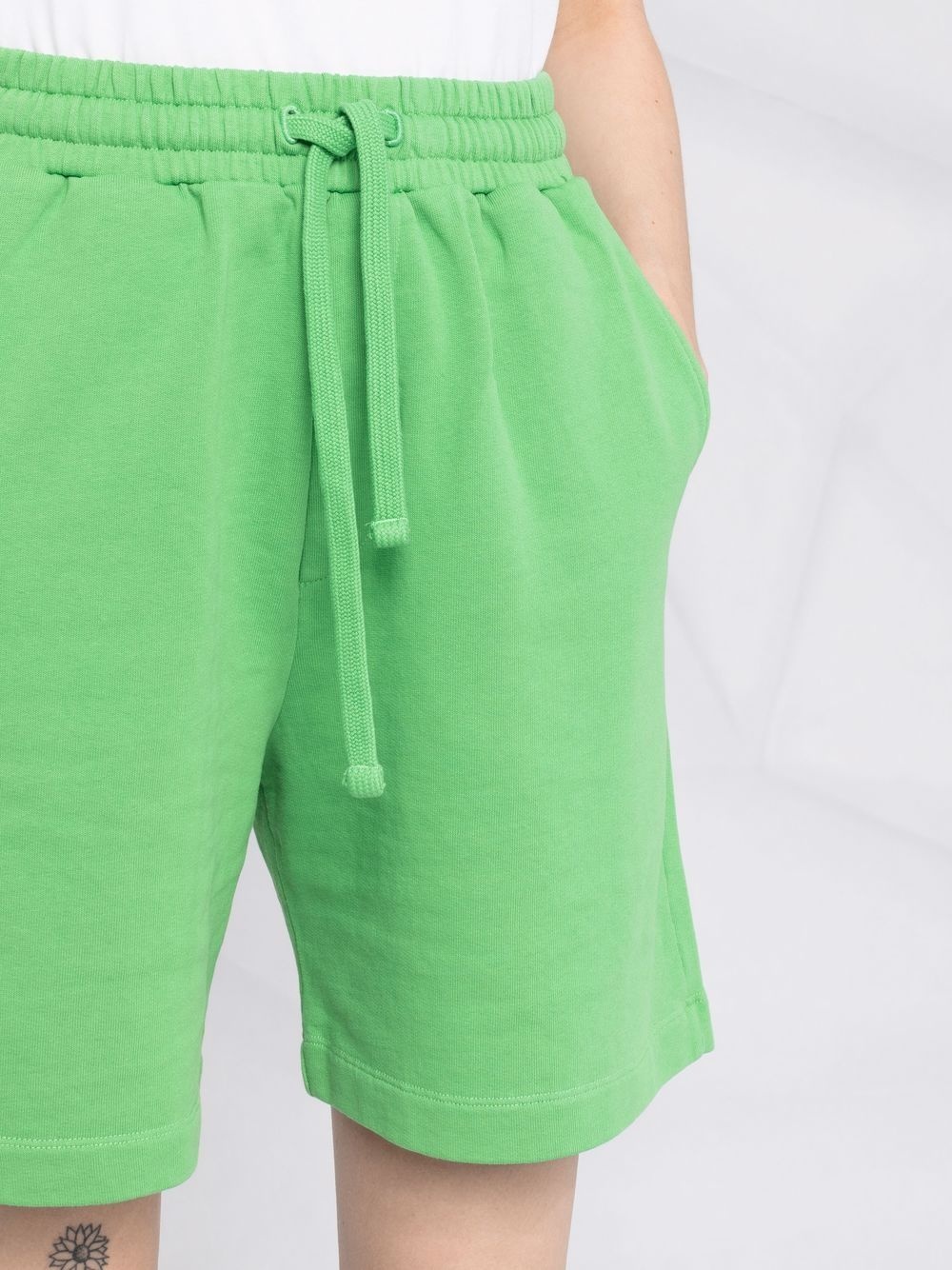 organic cotton drawstring shorts - 5
