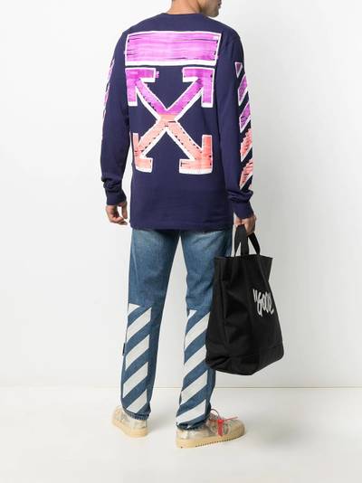 Off-White Arrow-print logo sweatshirt outlook