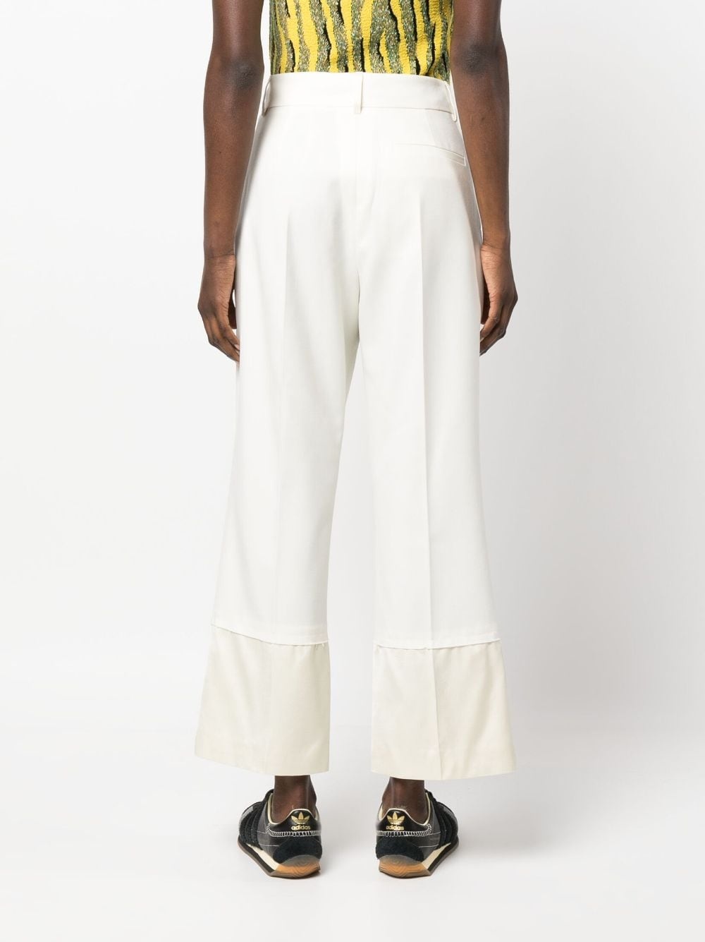 Harmony straight-leg wool trousers - 4