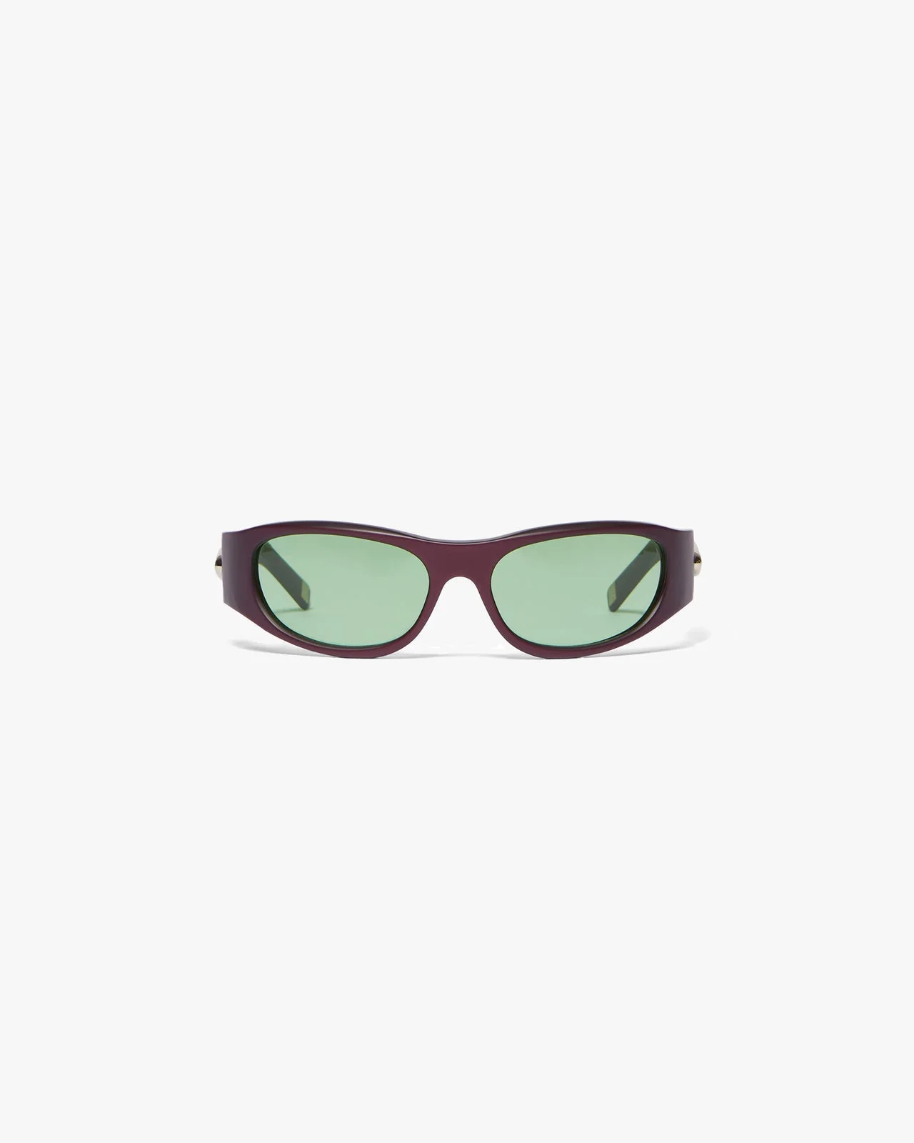 Purple Warped Sport Sunglasses | Casablanca Paris - 1