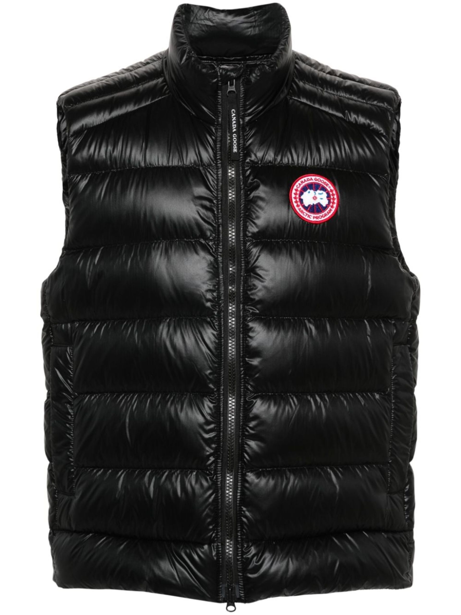 Black Crofton Quilted Gilet - 1
