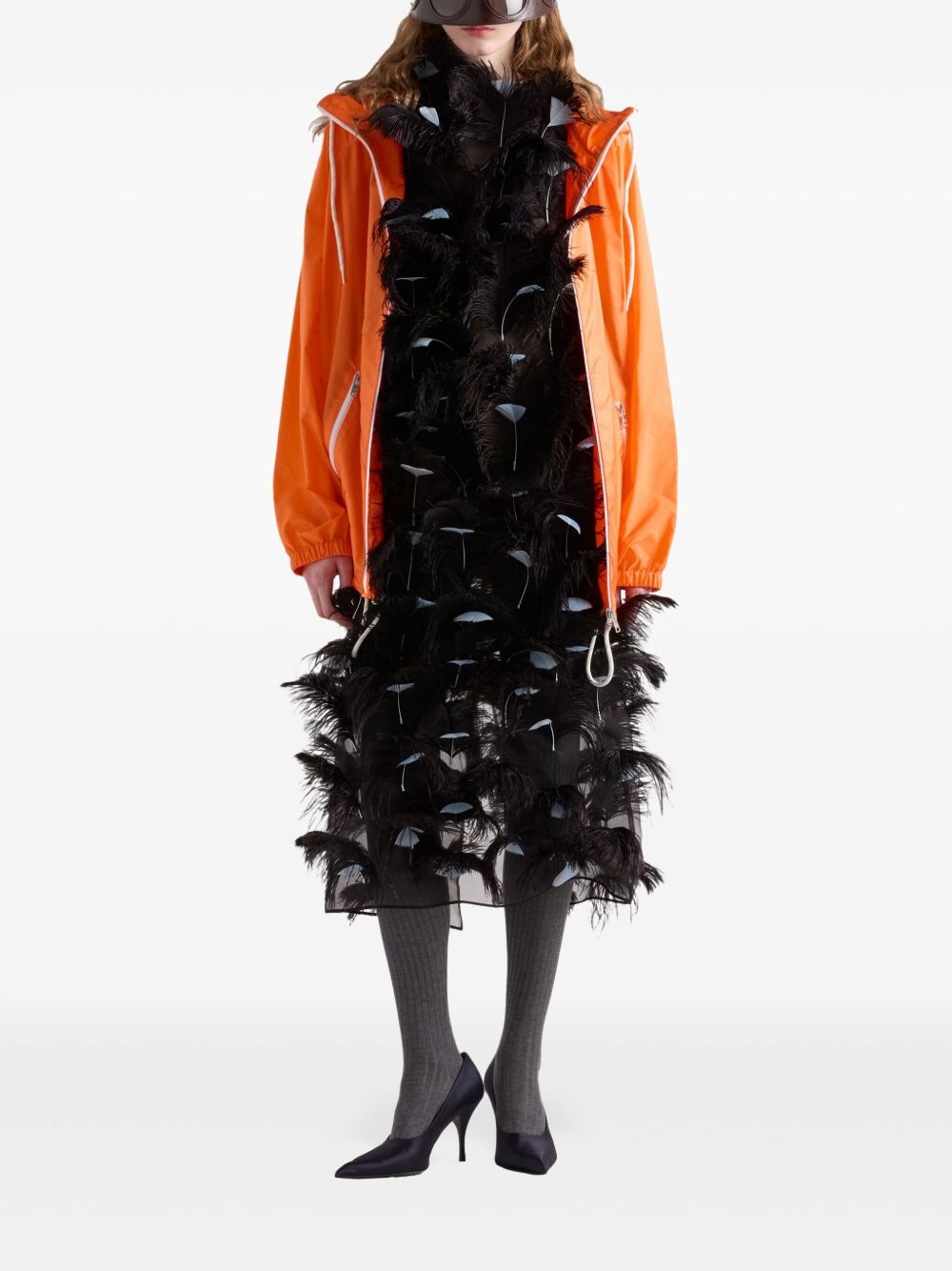 Re-Nylon rain jacket - 2