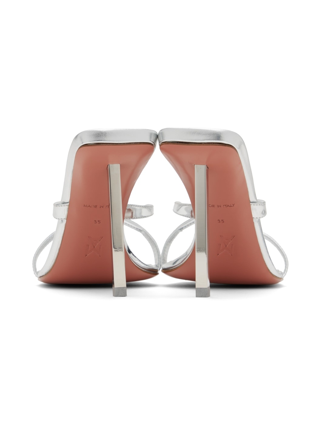 Silver Adriana Slipper 95 Heeled Sandals - 2