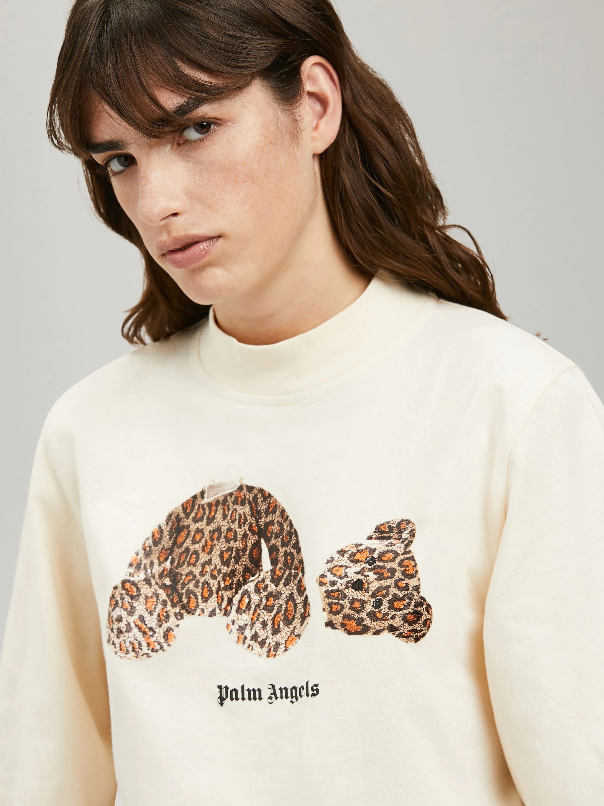 LEOPARD BEAR CROPPED T-SHIRT - 6