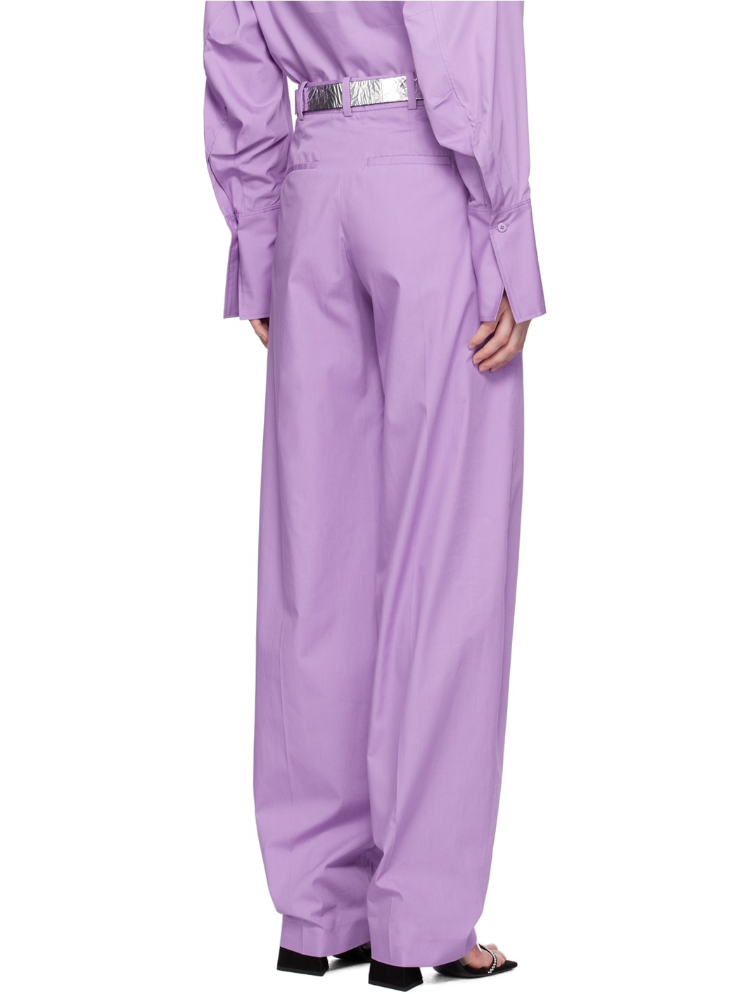 Purple Jagger Trousers - 3
