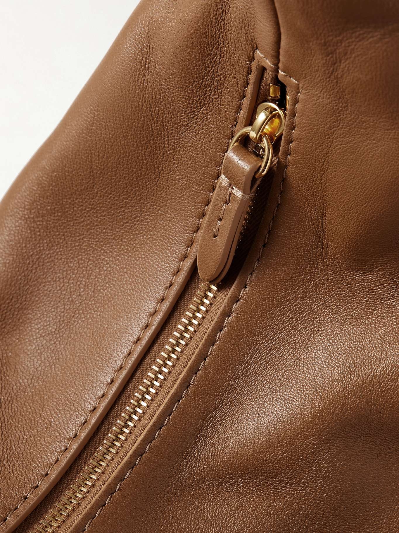 Olivia medium leather tote - 8