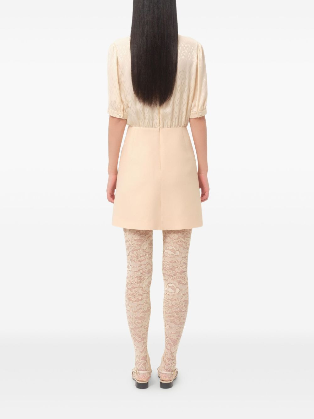 Valentino Women Crepe Couture Short Dress - 4