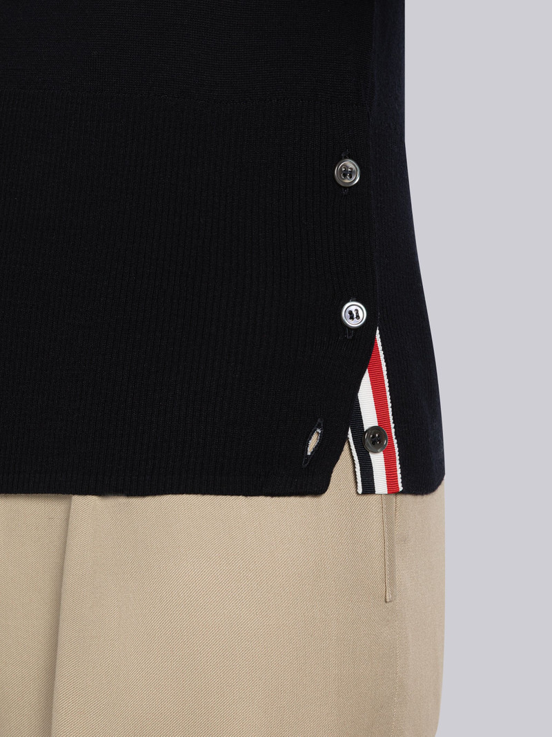 Fine Merino Wool Keyhole Polo 6