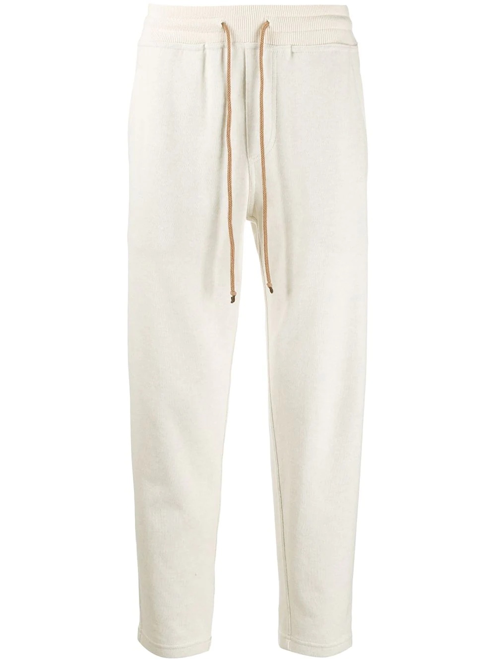 waist tie track pants - 1