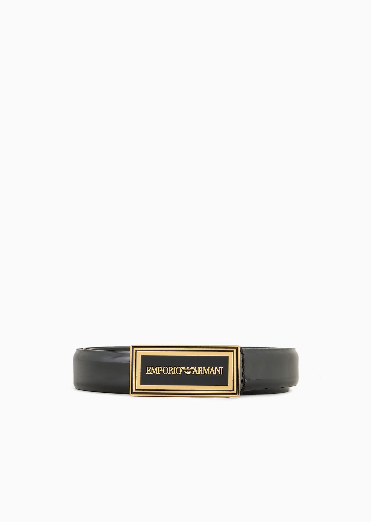 Mon Amour patent leather belt - 1