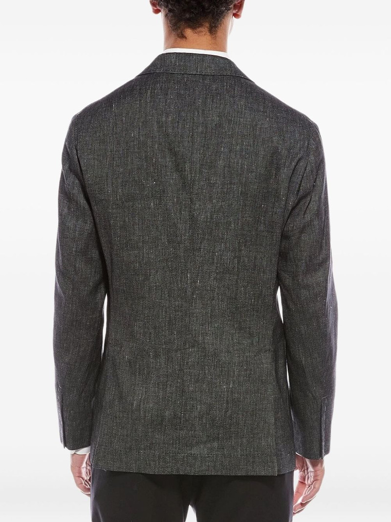 Brunello Cucinelli linen-blend blazer outlook
