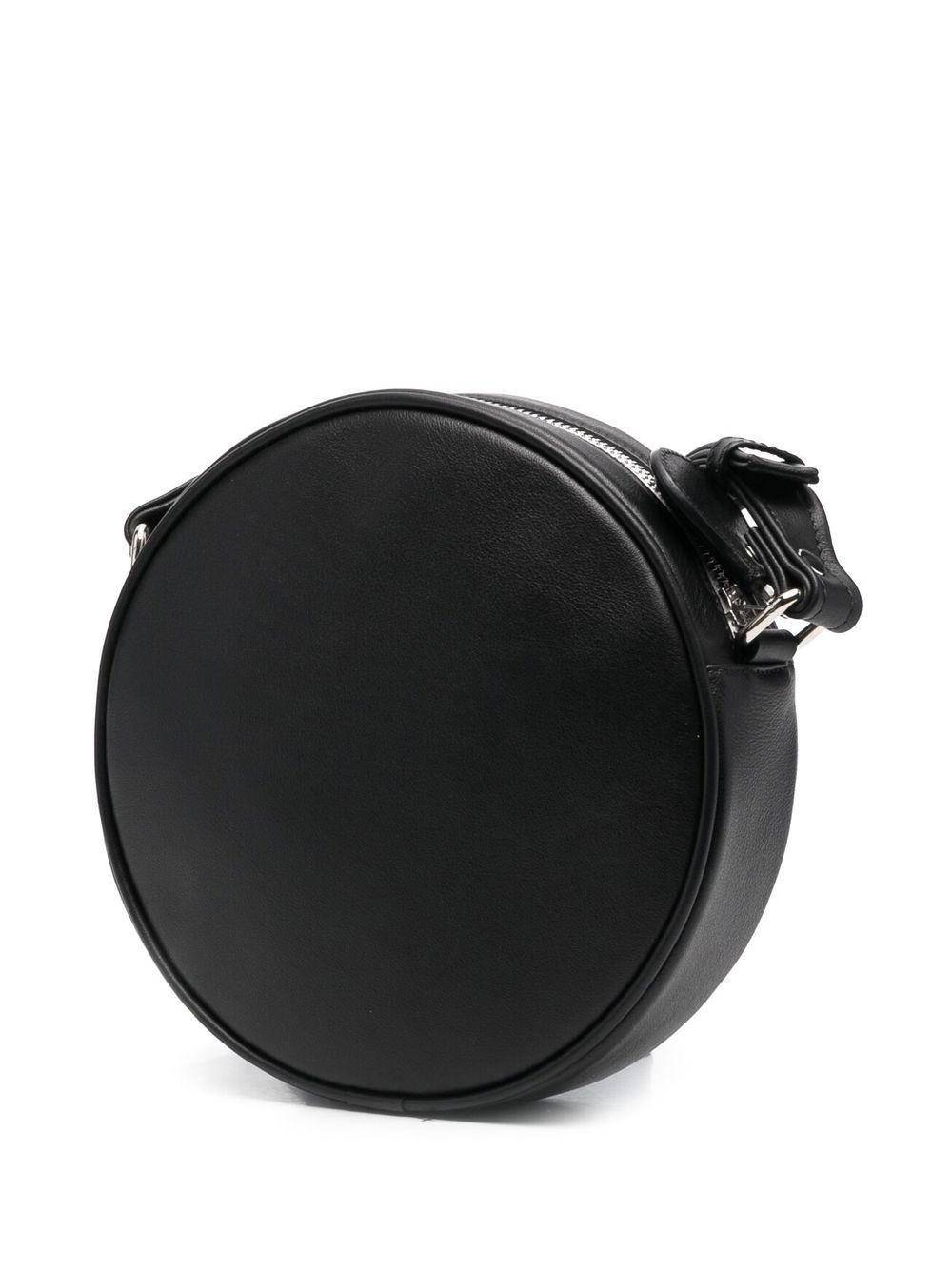 logo-embossed rounded crossbody bag - 4