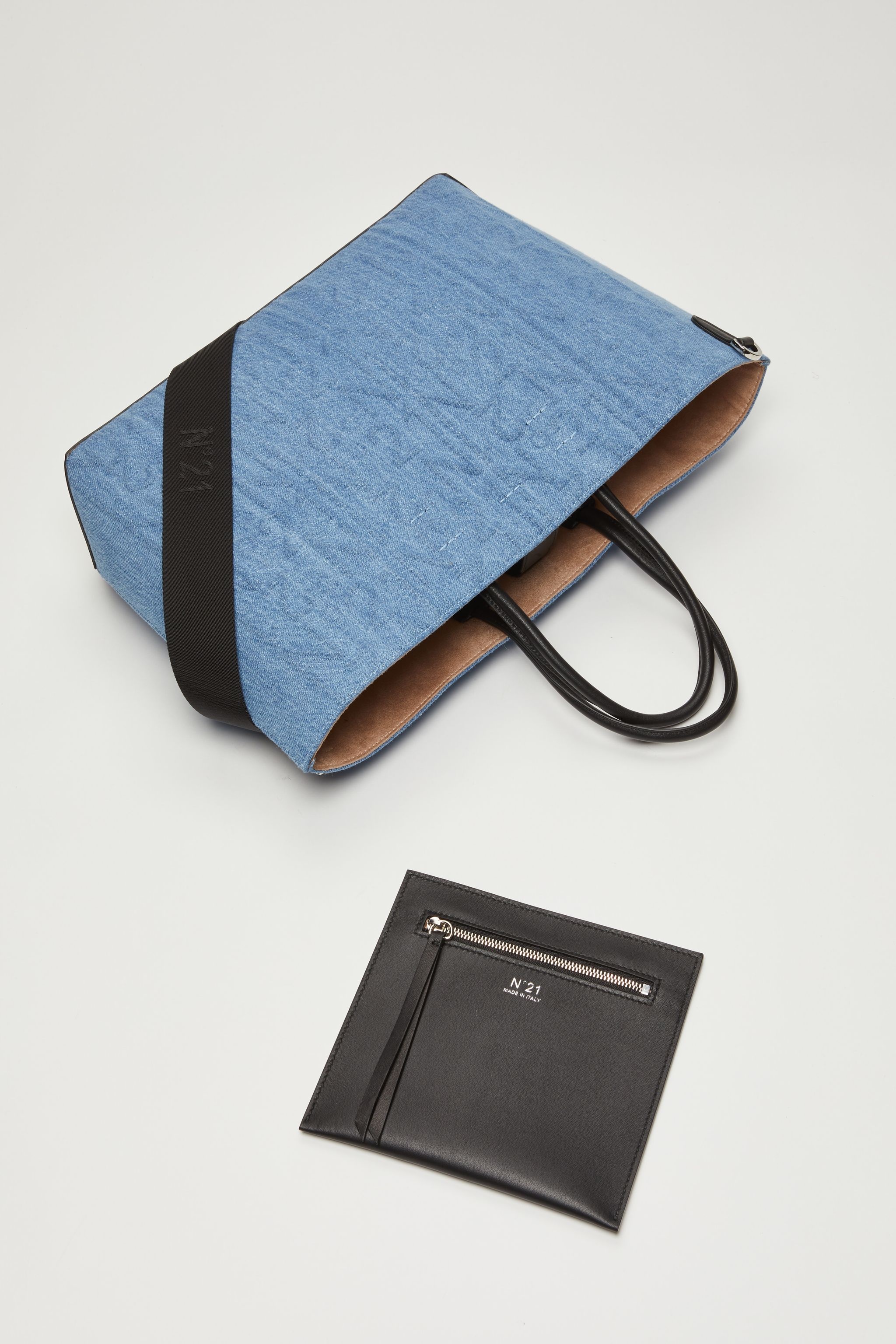 MAXI LOGO-EMBOSSED SHOPPER - 4