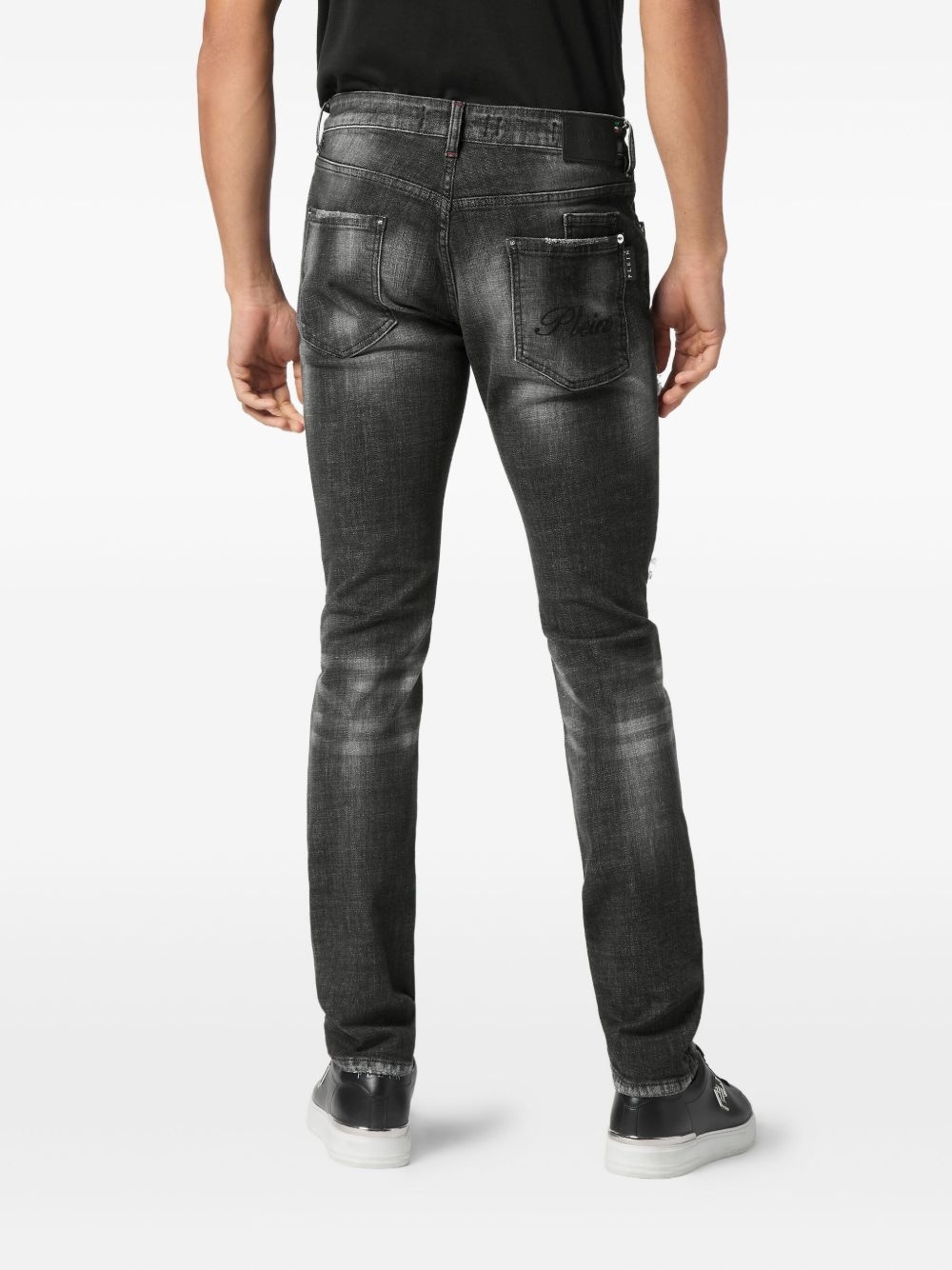 distressed-effect jeans - 3