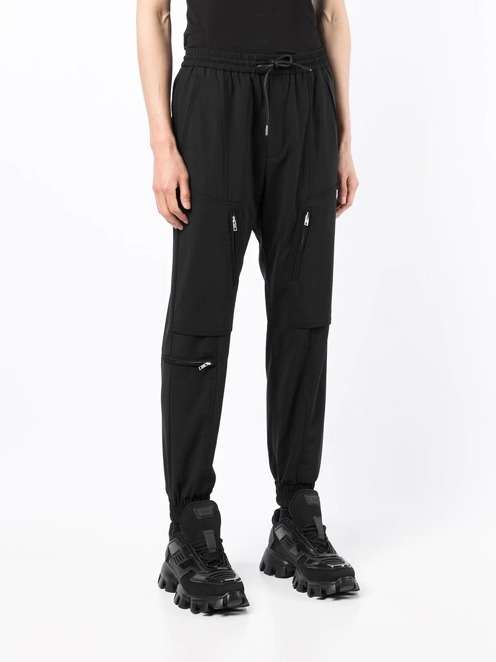 drawstring tracksuit bottoms - 3