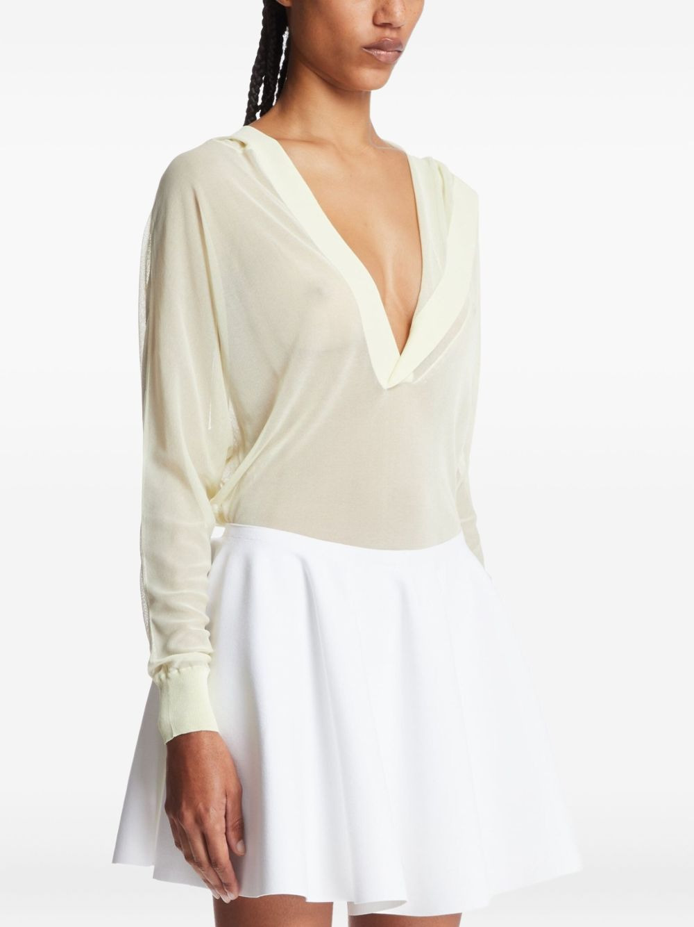 V-neck hoodie - 3