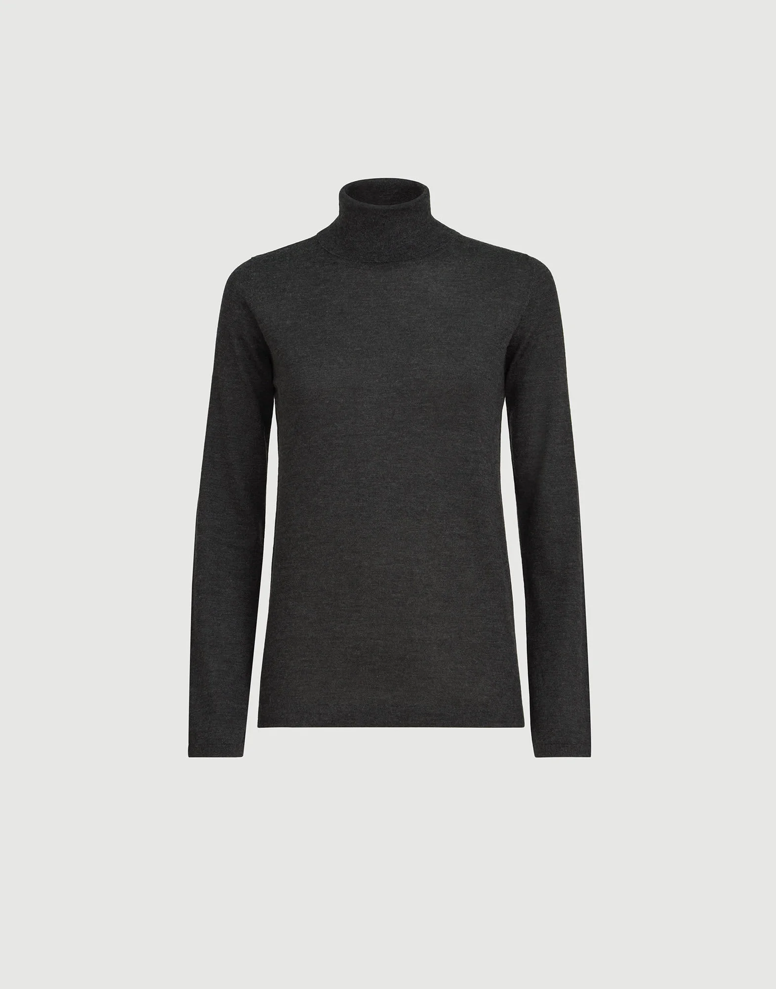 Cashmere and silk lightweight turtleneck sweater - 1