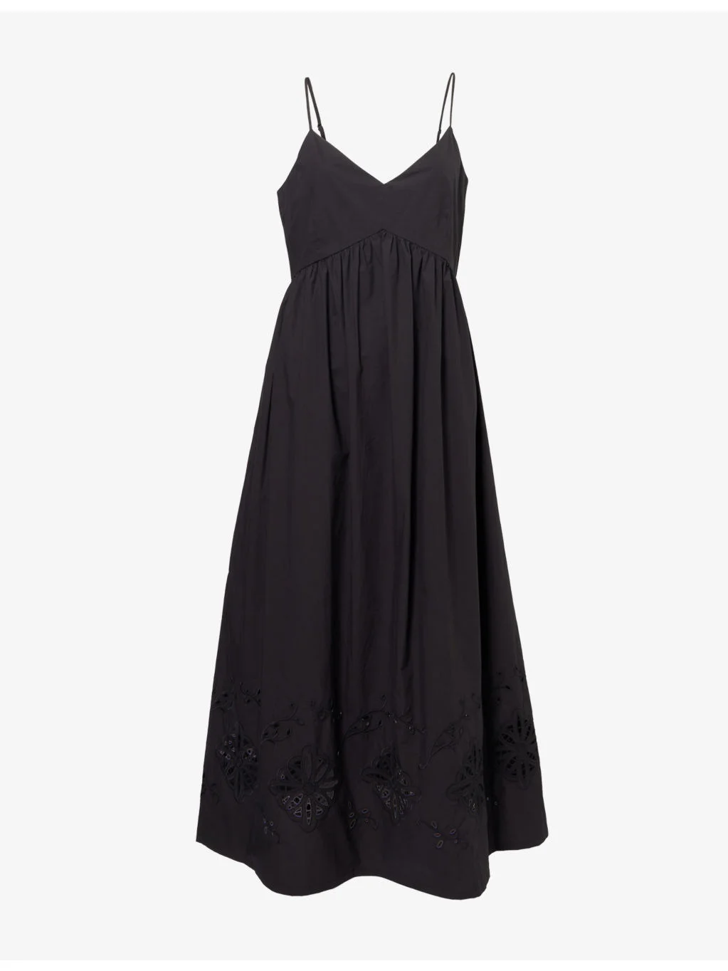 Peninsula Embroidered Cotton Midi Dress - 1