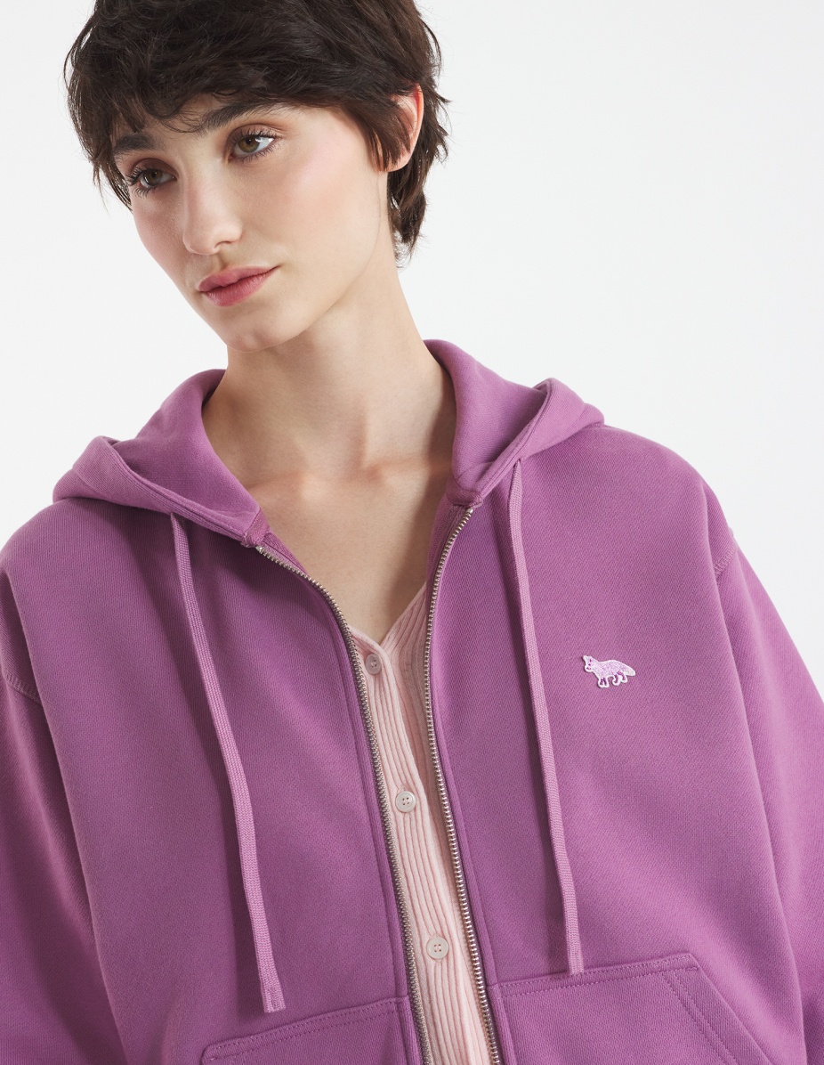 BABY FOX PATCH ZIPPED HOODIE - 4