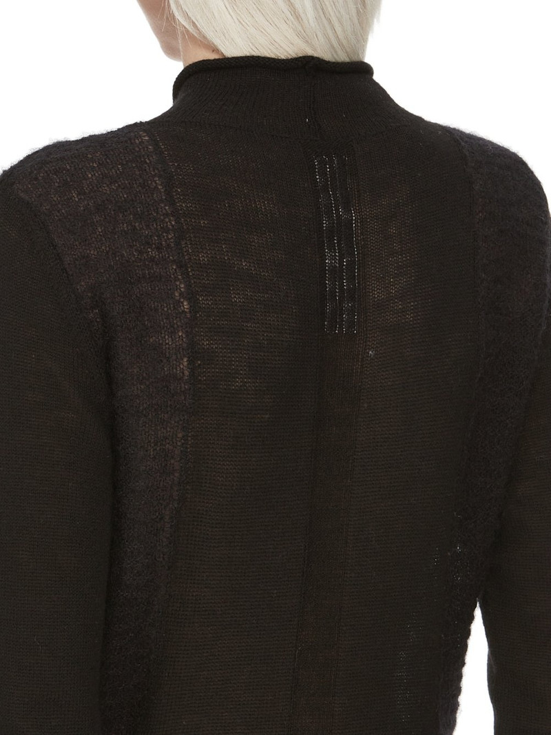 Relaxed-fit semi-sheer wool-knit jumper 5