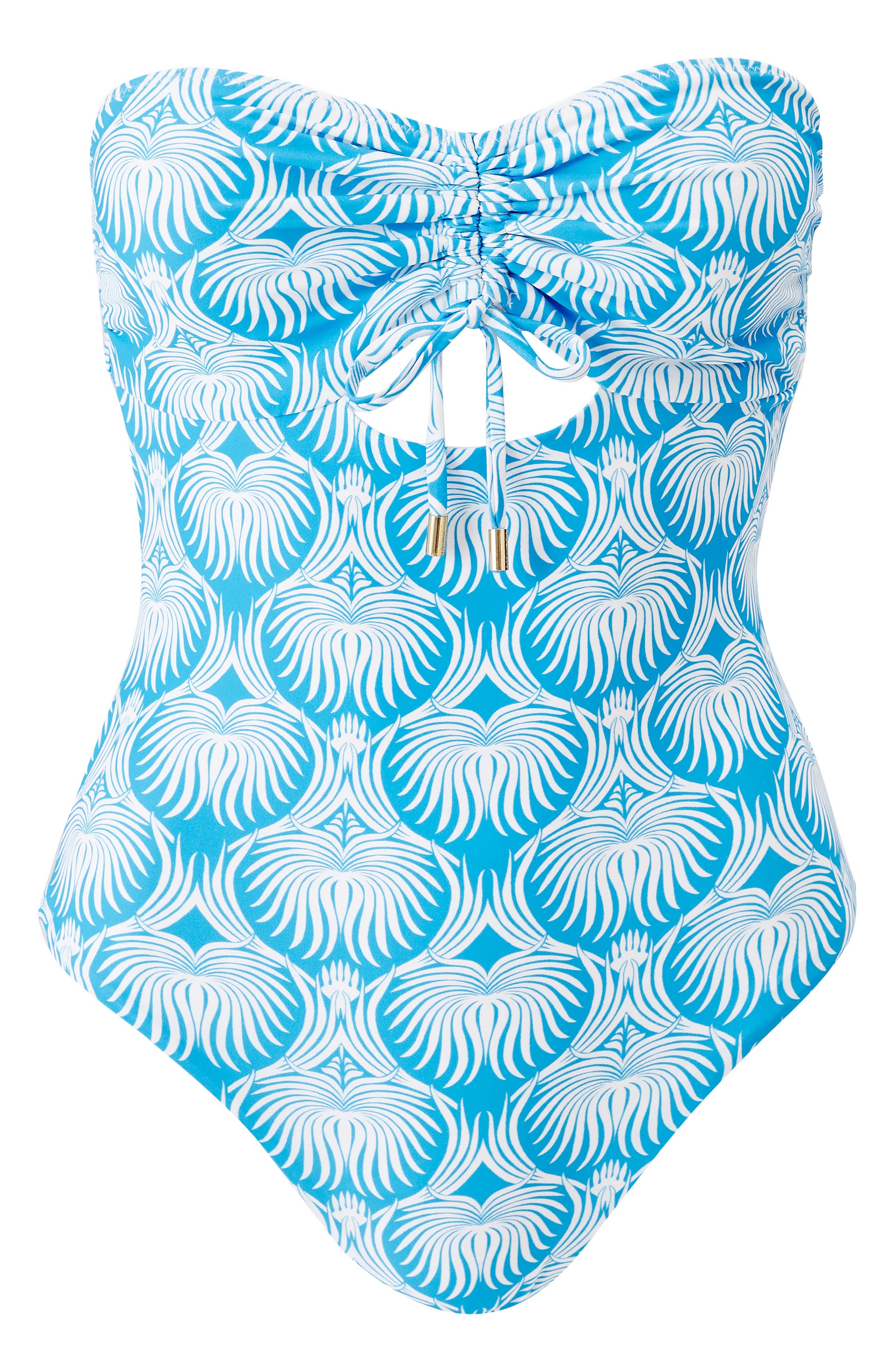 Melissa Odabash Lucca Strapless One-Piece Swimsuit in Lotus at Nordstrom - 3