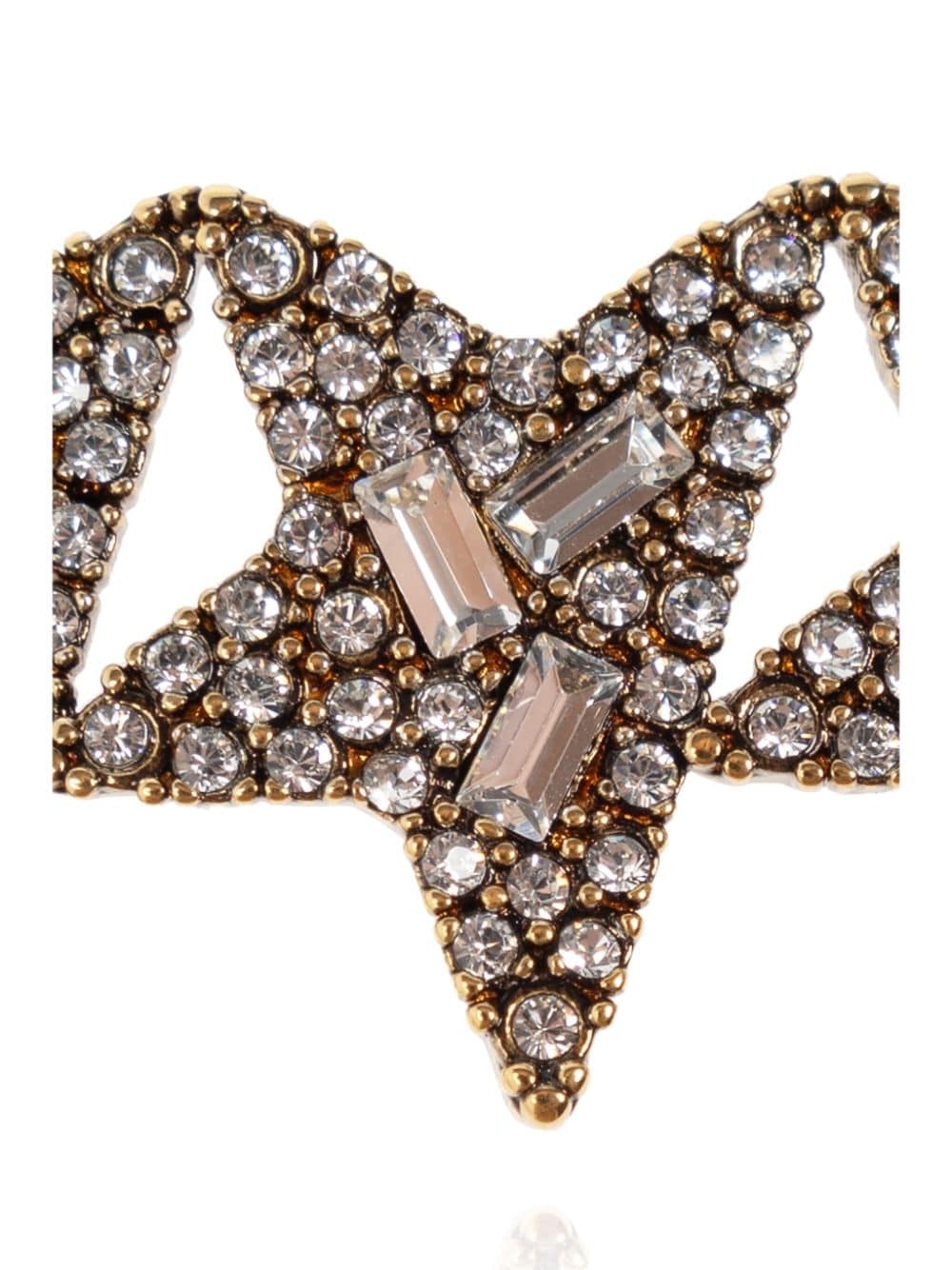 crystal-embellished lace accessory - 4