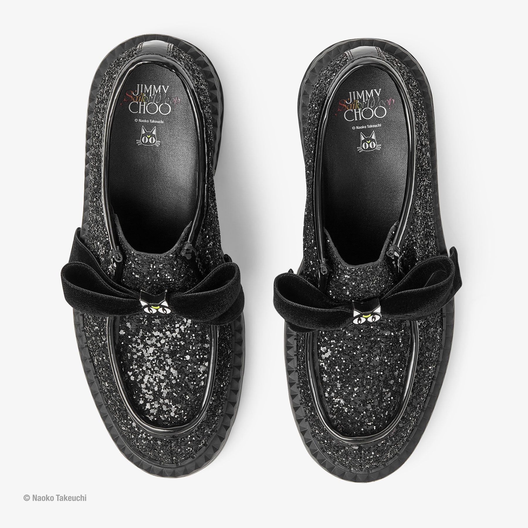 Luna Marlow Moccasin
Black Glitter Loafers - 4