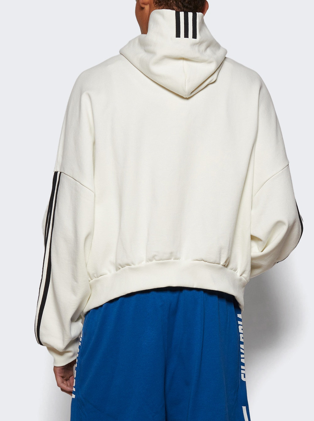 X Willy Chavarria Trefoil Hoodie Off White - 4