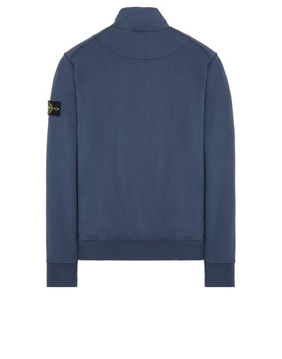 Stone Island 64351 GARMENT-DYED_COTTON FLEECE  AVIO BLUE outlook