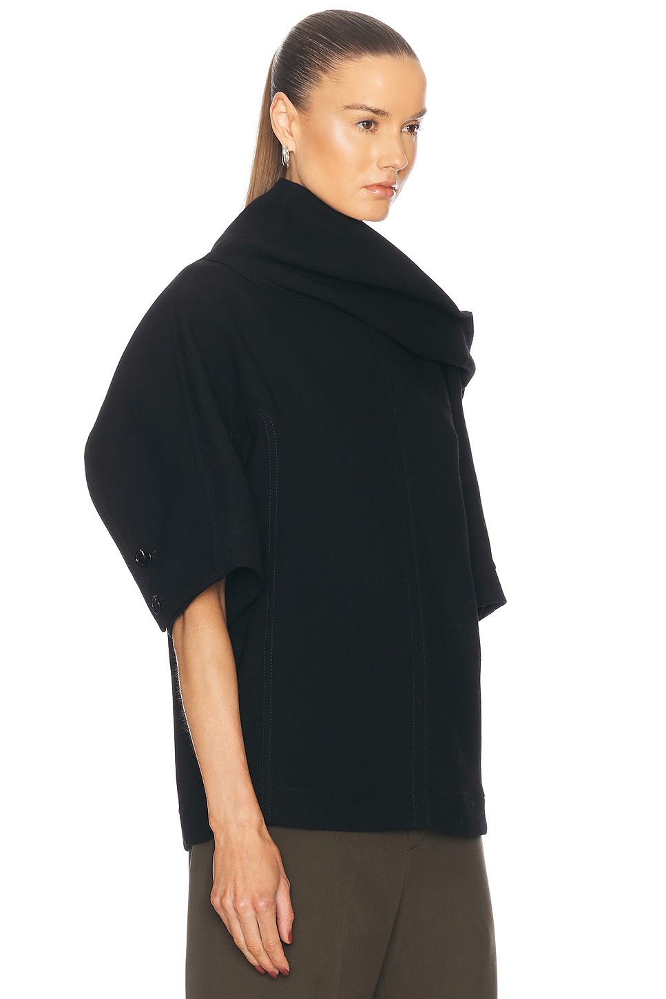 Draped Neck Top - 2