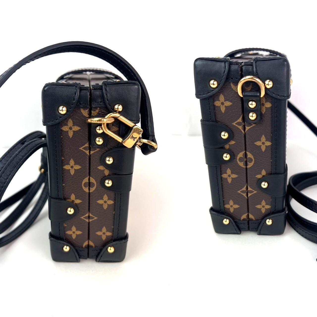 Louis Vuitton Petite Malle Patches Monogram Crossbody Clutch Bag Limited Edition RARE - 7