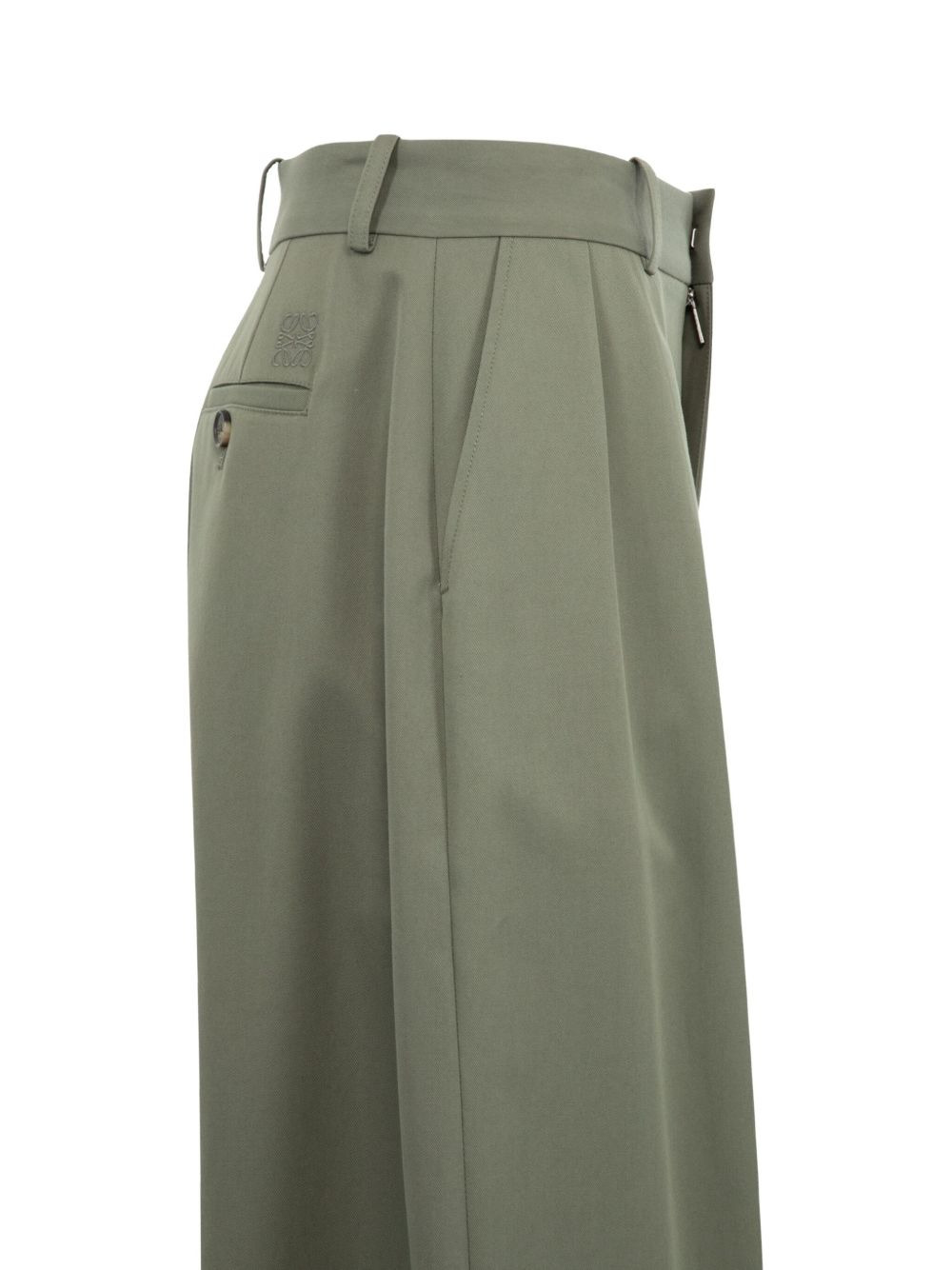 pleated barrel trousers - 3