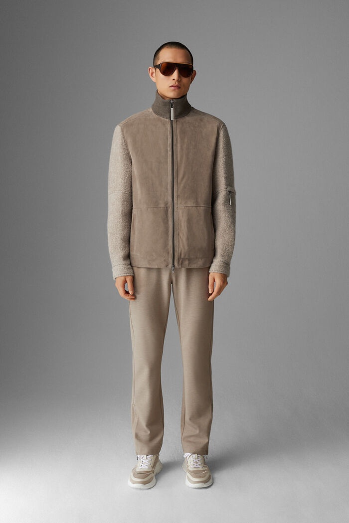 Phil Suede jacket in Pale brown - 4