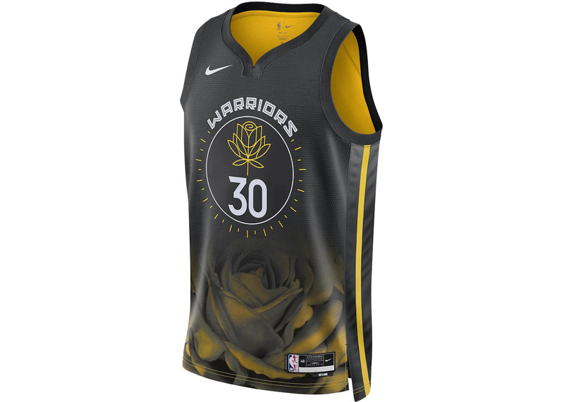 Nike Golden State Warriors 2022/23 Stephen Curry City Edition Swingman Jersey Black - 1