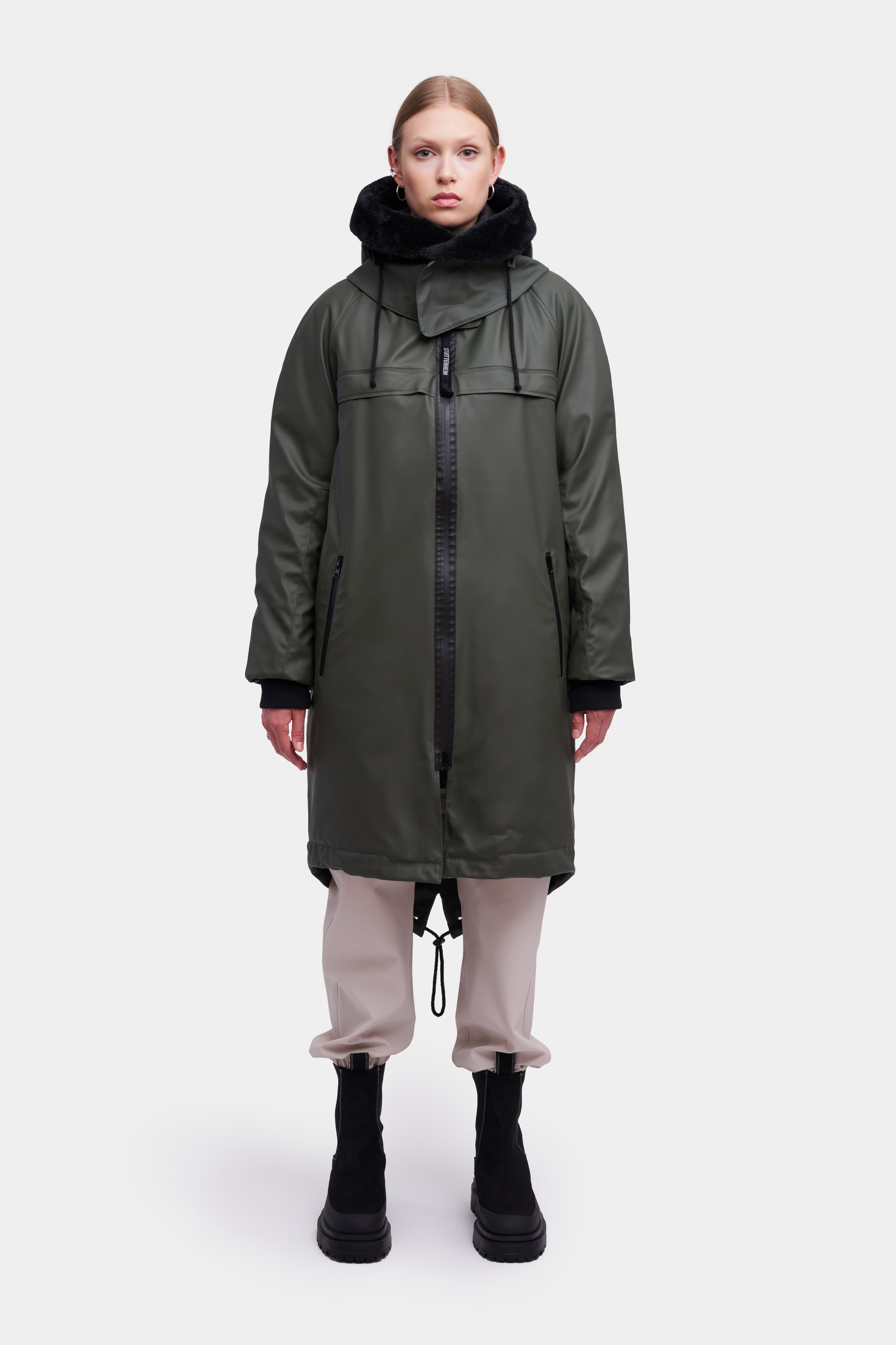 Boden Parka Green - 1