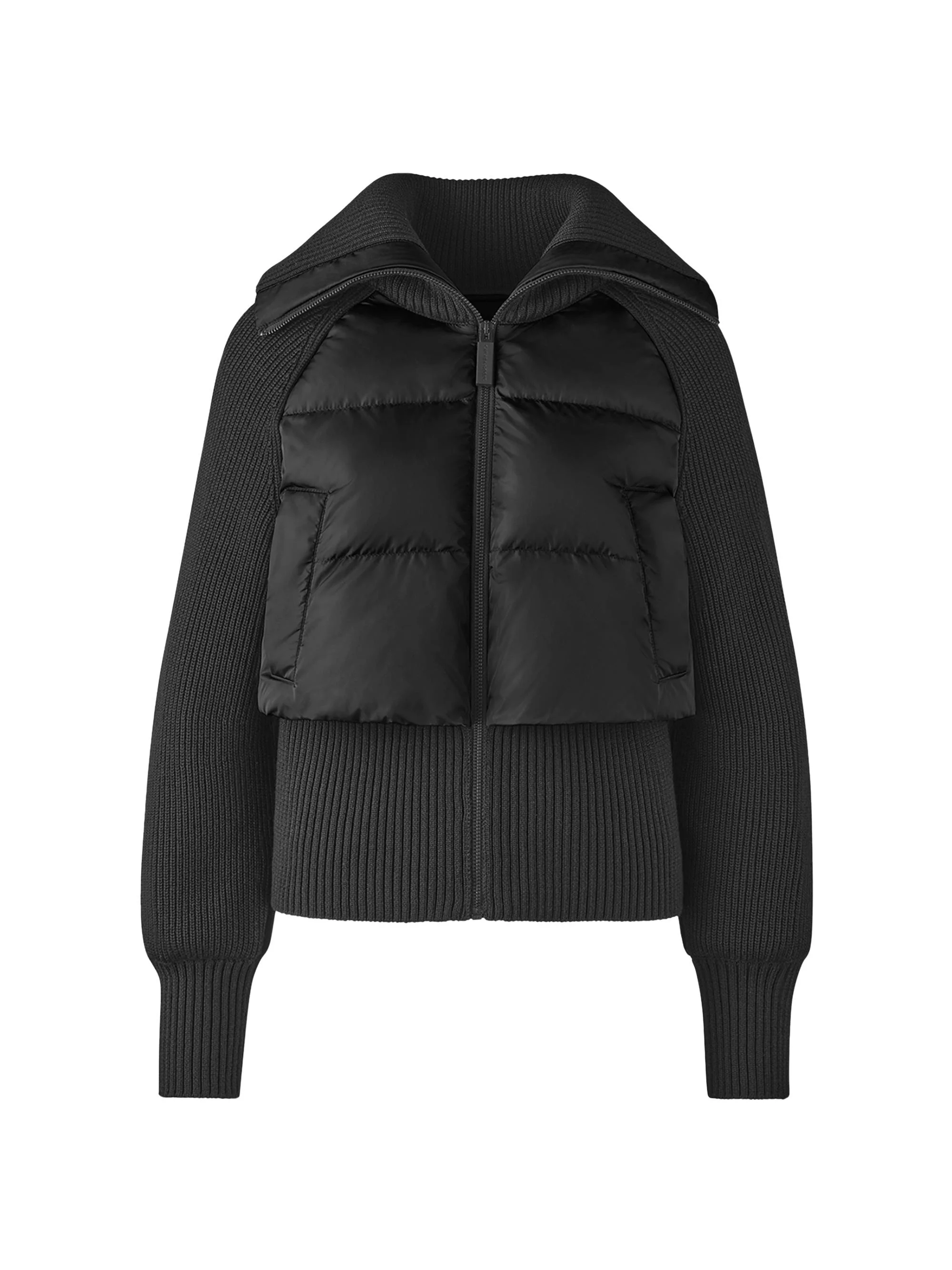 Women's HyBridge Astoria Down Knit Jacket - Black - 1